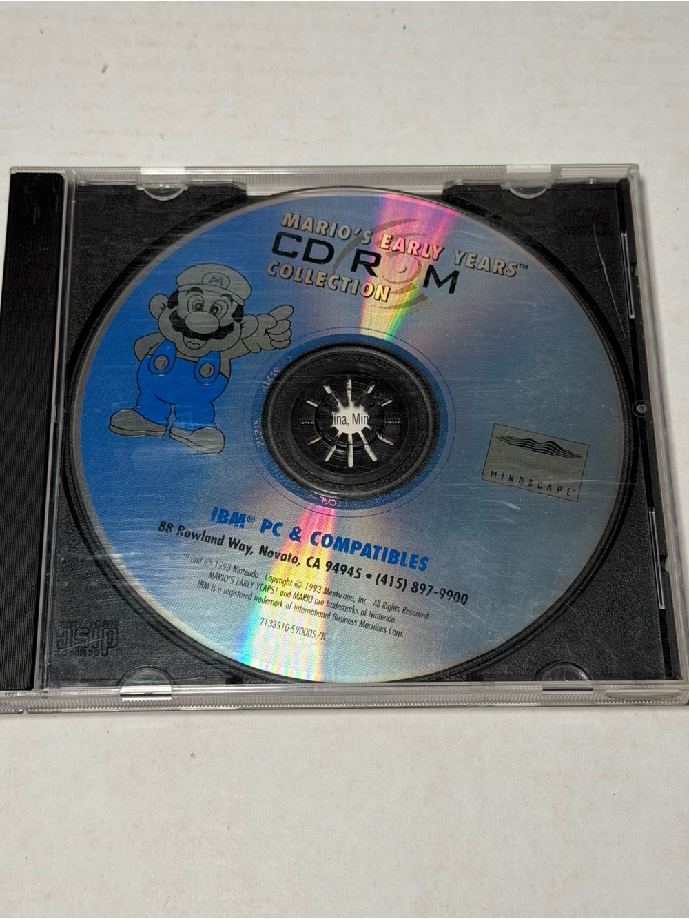 Mario's Early Years CD Rom Collection IBM PC Vintage 90s